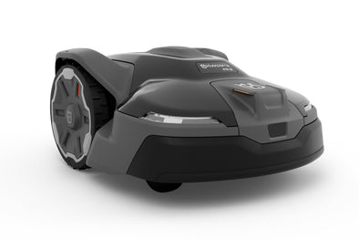 Husqvarna 410 iQ Automower Wire-Free Robotic Mower, .5 Acre Mowing Capacity w/ Charging Station & EPOS Reference Station 970727401
